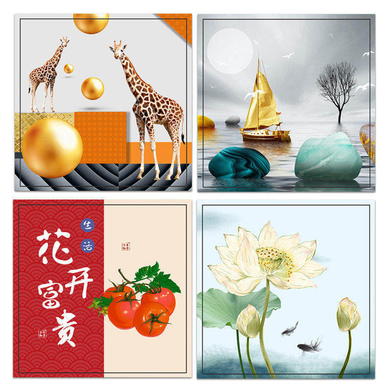 电表箱贴纸装饰画电闸箱遮挡贴画图片