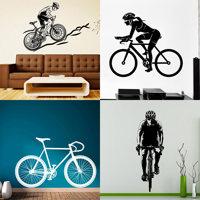 自行车运动贴画骑手平衡bicycle