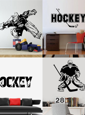 曲棍球守门员Hocke贴画