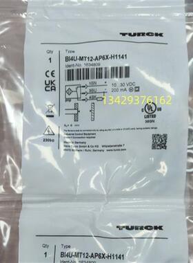 议价全新原装图尔克BI4U-MT12-AP6X-H1141 1634809防焊电感接近开
