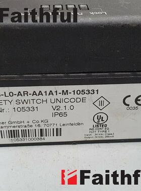 议价Euchner MGB-L0-ARA-AA1A1-M-105331 安士能全新安全开关