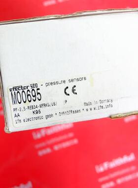 议价 MO0695 易福门压力传感器 PF2956 PF-2,5-REB34-MFRKG/US
