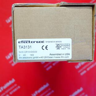 议价 TA3131 易福门全新温度感测器 TA-060.CDR14-A-ZVG/US/