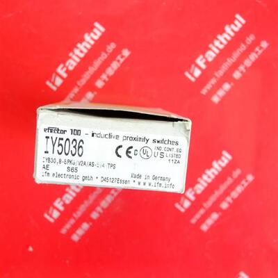 议价IFM IY5036 易福门电感式接近开关 IYB30,8-BPKG/V2A/AS-514-