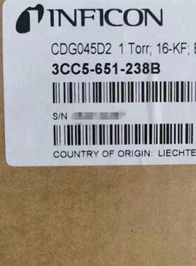 议价原装全新 INFICON CDG045D2 1Torr 16KF 3CC5-651-238B真空计
