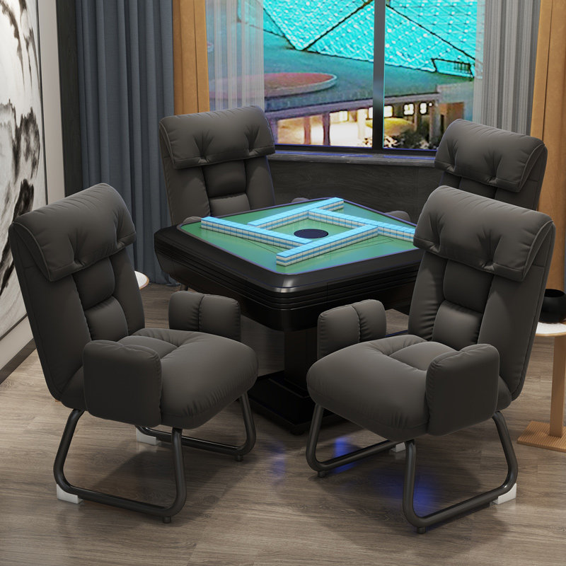 麻将椅棋牌室专用凳子舒适久坐商务办公电脑椅洽谈会议室靠背座椅