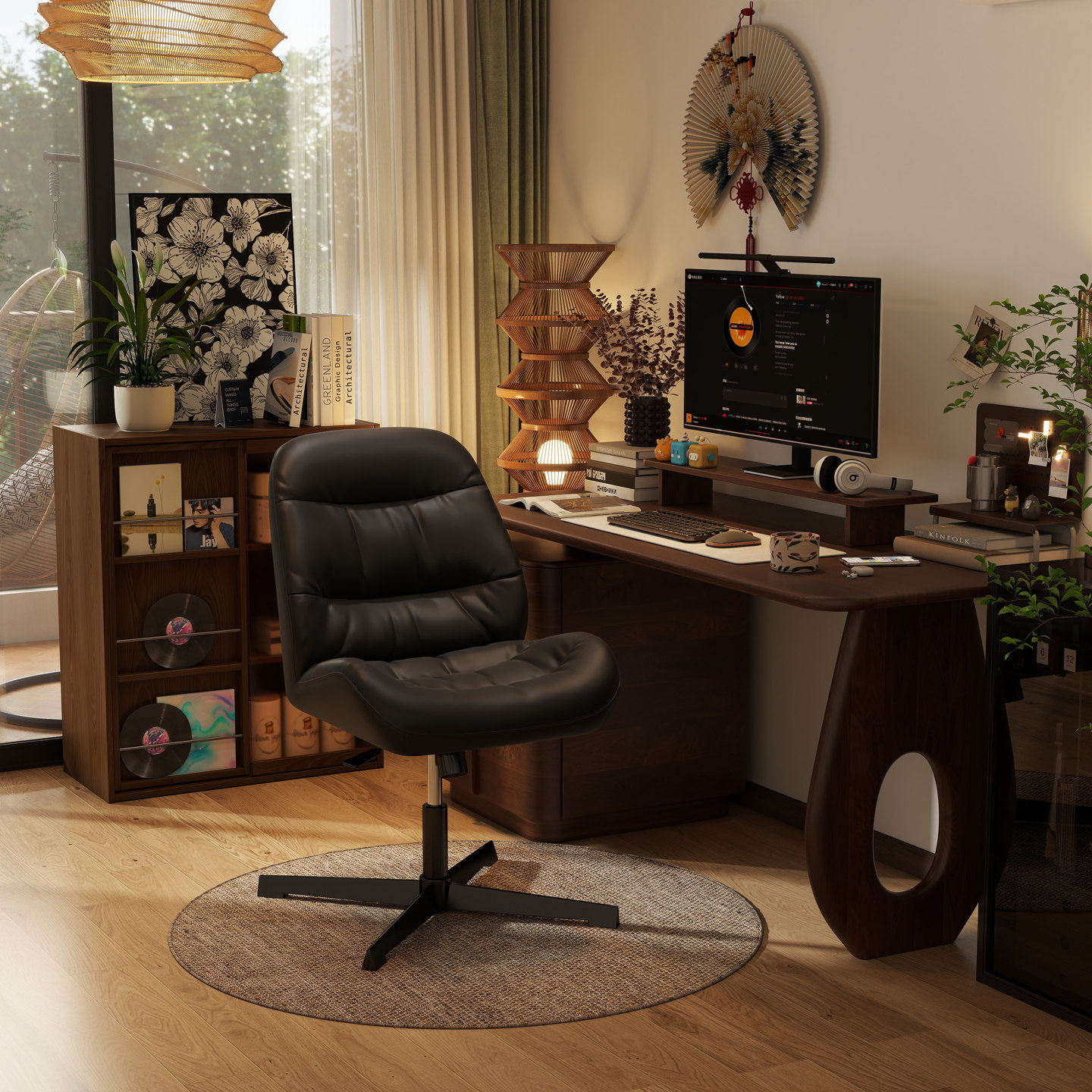 电脑椅轻奢家用书桌书房学习升降小转椅卧室舒适久坐办公靠背椅子,住宅家具,电脑椅,淘宝优惠券,粉丝福利购,淘宝优惠卷