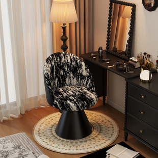 卧室轻奢化妆椅女生高级化妆凳可旋转靠背化妆台凳子家用化妆椅椅