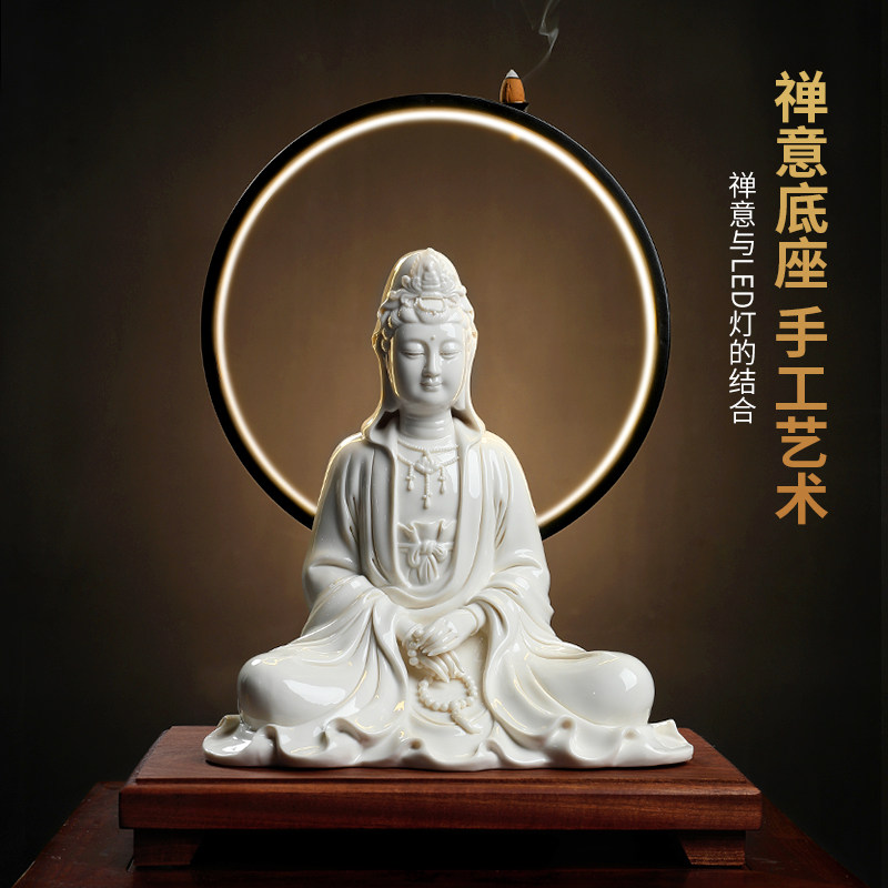 东方泥土 佛光底座 实木花梨木 带灯圈底座 很适合搭配佛像类摆件