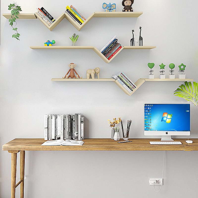 创意卧室收纳现代简约墙上置物架