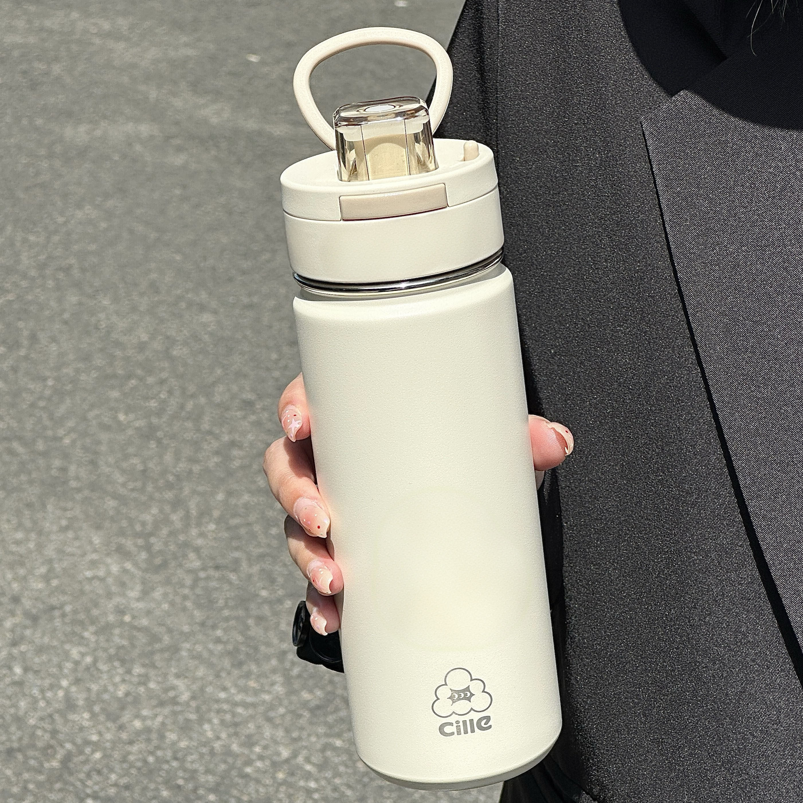 希乐保温杯女大容量便携学生上学专用吸管杯子316不锈钢儿童水壶,餐饮具,保冷/保温杯,淘宝优惠券,粉丝福利购,淘宝优惠卷