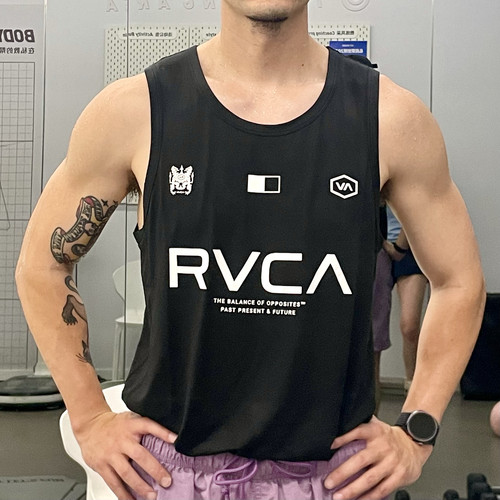 原D新款美式冲浪柔术MMA潮牌2VCA涤纶弹性大速干健身综合训练背心