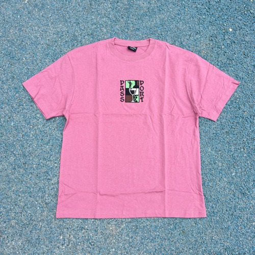 原D新款美式街头潮牌PSPT纯棉水洗宽松短袖T恤街舞滑板Tshirt