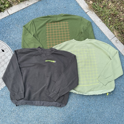 原D男新款美式街头潮牌STD纯棉水洗毛圈复古宽松滑板套头抽绳卫衣