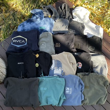 清货特价不退不换原D中性百搭美式柔术搏击潮牌2VCA薄绒宽松帽衫