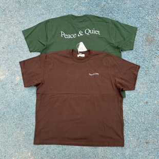 原D新款美式复古街头潮牌MOPQ纯棉水洗印花宽松短袖T恤Chill