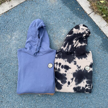 原D新款美式街头潮牌STKD棉涤水洗加绒厚实复古宽松滑板冲浪帽衫