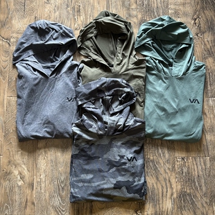 原新款MMA柔术搏击健身潮牌2VCA吸汗透气宽松综合训练连帽长袖T恤