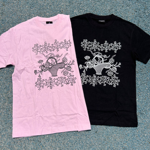 原D新款美式街头悉尼潮牌PSPT纯棉水洗宽松短袖T恤街舞滑板Tshirt