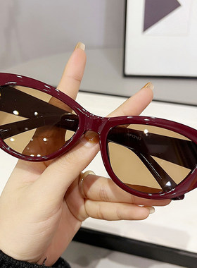 小脸墨镜女防紫外线gm圆脸大脸显瘦眼睛男士高级感太阳镜夏街拍