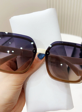 墨镜女夏圆脸大脸2025新款防紫外线高级感ins素颜神器网红太阳镜