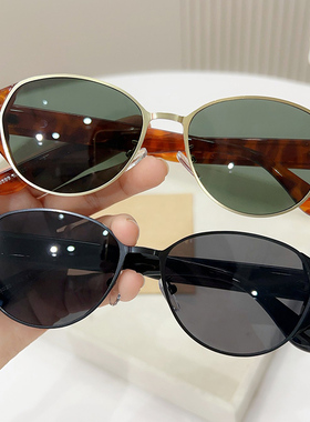 墨镜2025新款潮女太阳镜圆脸网红款时尚防紫外线开车gm眼镜男显瘦