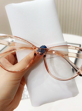 防蓝光眼镜近视女防辐射眼睛框镜架男护目平光镜素颜神器网红同款