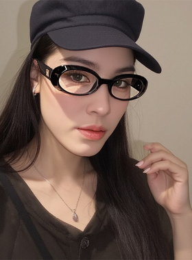 防辐射眼镜架子男打游戏防蓝光眼睛女网红款平光镜框近视可配度数