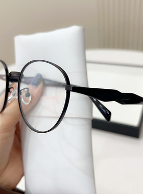 眼镜女网红款显脸小素颜神器黑框眼睛男潮流平面镜防辐射抗蓝光框