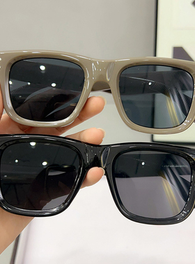 太阳镜女2025年新款防紫外线墨镜男高级感圆脸大脸简约眼镜显脸小