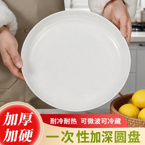 盘子一次性餐盘食品级家用