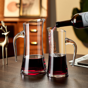 高级感轻奢红白酒分酒器家用大号水晶玻璃醒酒器葡萄酒分酒壶酒具
