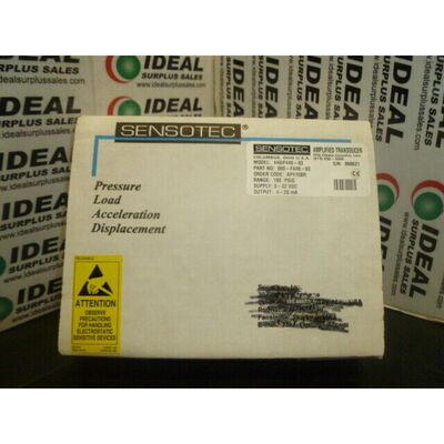 Sensotec 060-F440-03 0-100PSI Presión Transductor Modelo 44