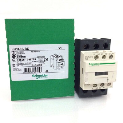 Contactor LC1D32BD Schneider 15kW 24VDC 035725 LC1D32-BD