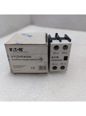 Eaton XTCDXFAG20 Auxiliary Contact Block 2-Pole