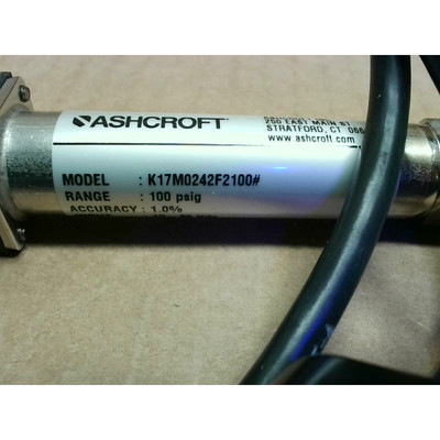 Transductor Ashcroft K1-7-M02-42-F2, Rango: 150 Psig, Salida