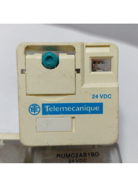 Telemecanique RUMC2AB1BD Universal Plug-in Relay 24VDC 10A/2