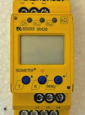 BENDER IR420D61 INSULATION MONITORING DEVICE USED B91016415