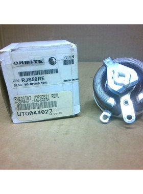 Potenciómetro Ohmite RJS50RE Eje De Una Vuelta Resistor 1A