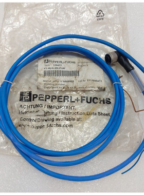 Pepperl+Fuchs V1-W-N-2M-PUR Cable Connector 109477