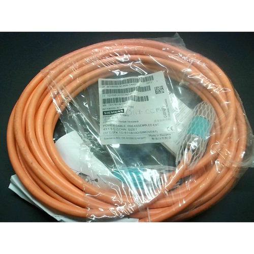 Cable De Alimentación Siemens 6FX8002-5CA05-1AK0 9.5Mm 2 X