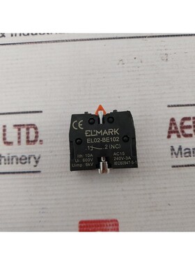 Lot of 3X Elmark EL02-BE102 Auxiliary Contact