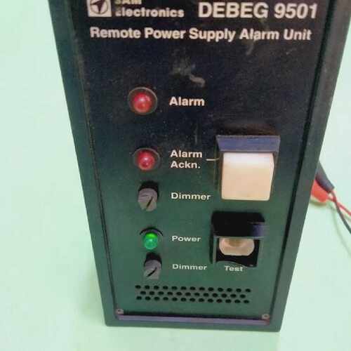 SAM Electronics DEBEG 9501 Remote Power Supply Alarm Unit Te