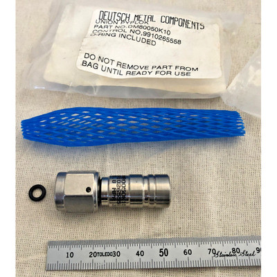 DEUTSCH PYPLOK DM80050K10 Metric Tube 10mm Tailpiece, Union.