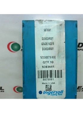 Ingersoll DGM323R001 Inserciones De Carburo - Nuevas En Caja