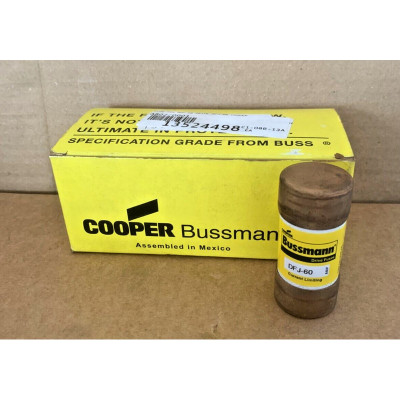 Cooper Bussman DFJ-60 High Speed Drive Fuse 600VAC Clip Lock