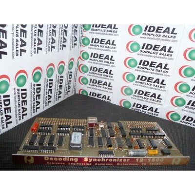 ROBINSON 121500 DECODING SYNCHRONIZER REPAIRED
