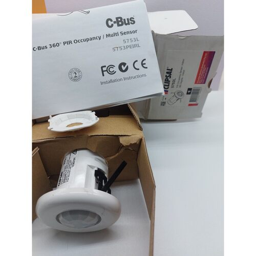 Clipsal C-Bus 5753L PIR OCCUPANCY SENSOR- INDOOR , 360° IND