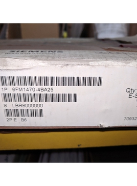 Siemens 6FM1470-4BA25 WF470 E-Stand - Sellado En Empaque De