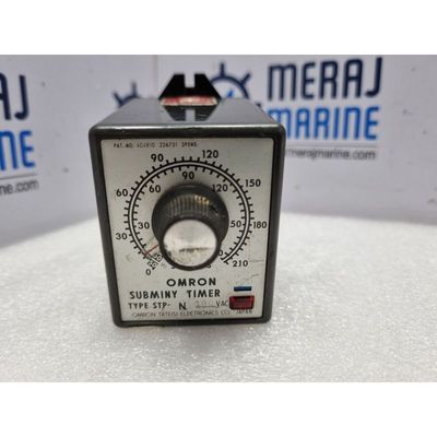 Omron STP-N Subminy Timer 100 VAC Pat No.404810 226731 3PEND